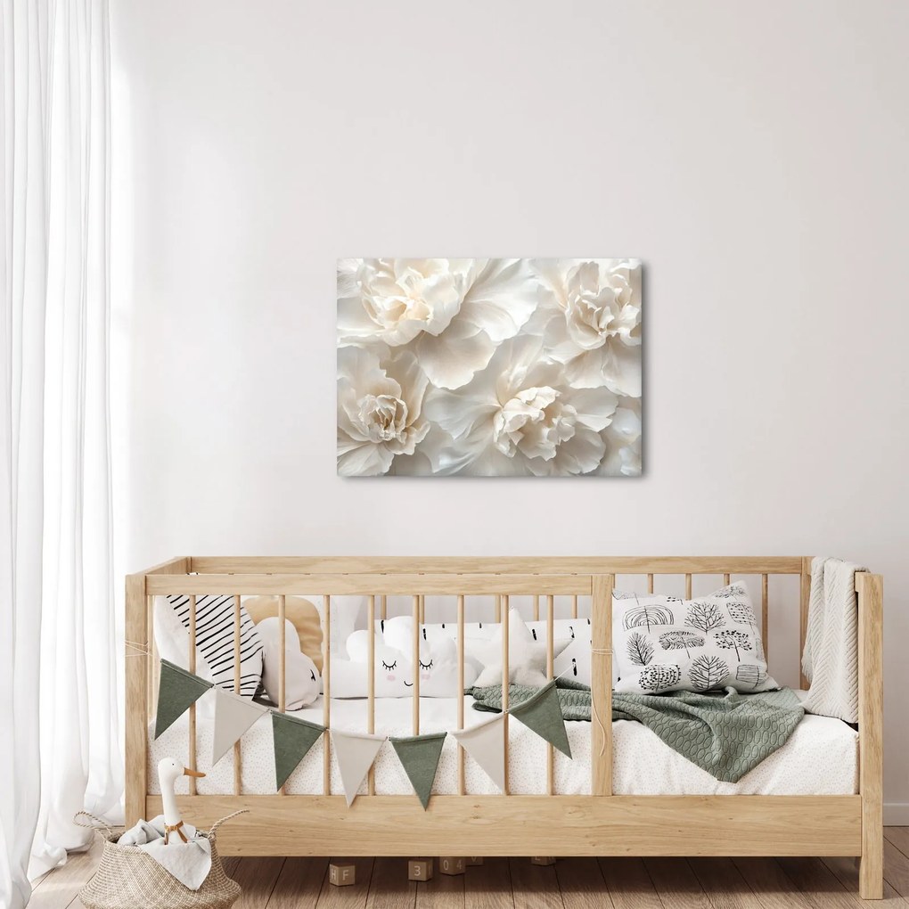 Obraz - Delikatne piwonie (70x50 cm)