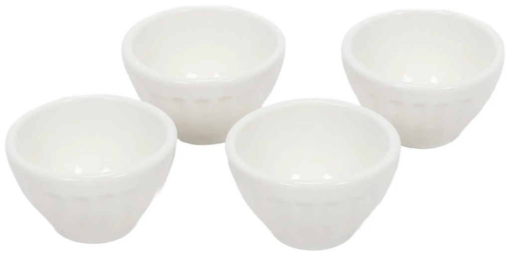 Miseczki na przekąski z porcelany, 4 szt.