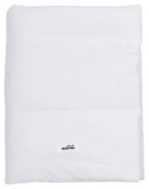 Biały bawełniany koc dziecięcy 80x100 cm – Malomi Kids