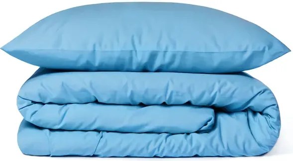 PrzytulneMieszkanie.pl PrzytulneMieszkanie.pl Bawełniana pościel CALMORA jasnoniebieska Rozmiar pościeli: 2 szt 70 x 90 cm | 160 x 200 cm