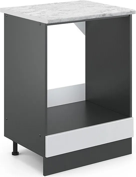 Szafka kuchenna biały wysoki połysk 60x60x81.6 r-line