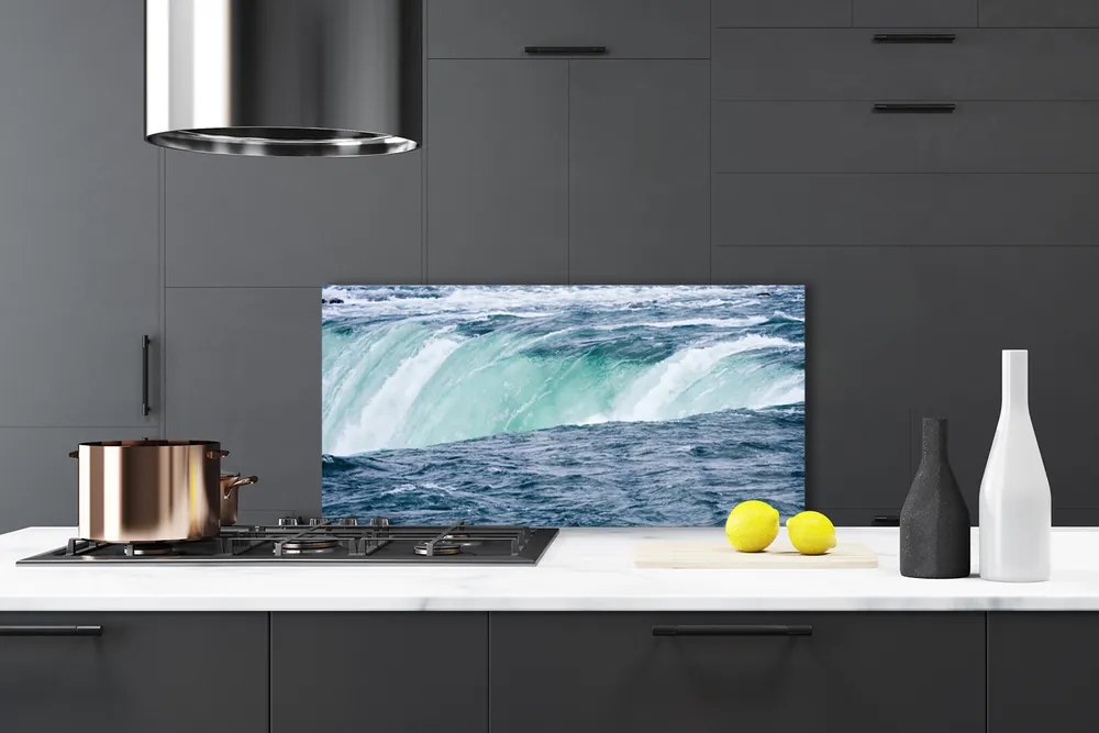 Panel nad blat kuchenny Potężna Kaskada Wodna