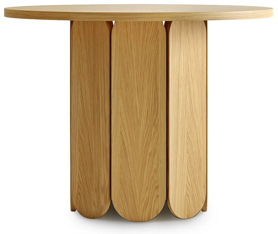 Stół w dekorze dębu Woodman Soft, ø 98 cm