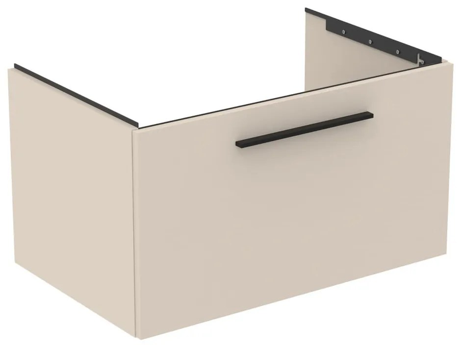 Kremowa wisząca szafka pod umywalkę 80x44 cm i.Life B – Ideal Standard