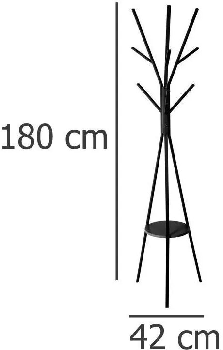 Stojak TREE wieszak na kurtki i płaszcze, wys. 180 cm