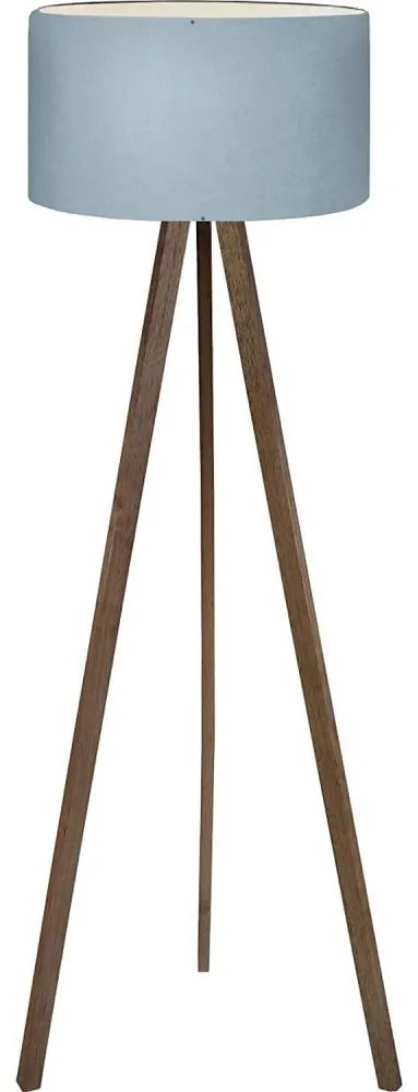 Lampa stojąca AYD 1xE27/40W/230V brązowa/niebieska