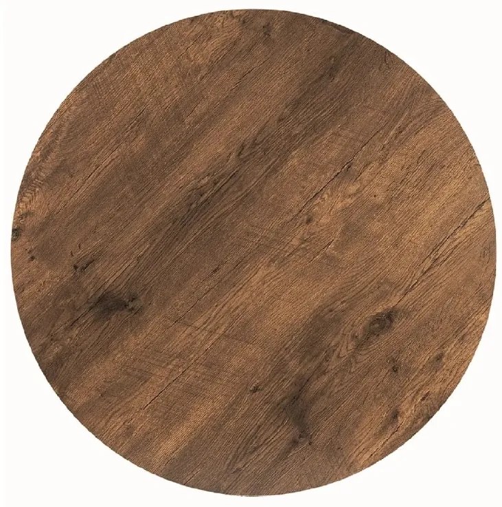 Okrągły stół jadalniany AMADEO II 90x90 cm, dekor orzech