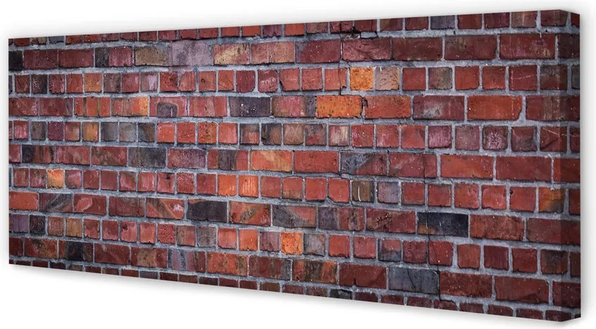 Obraz canvas na ścianę Industrialny Mur Z Cegły