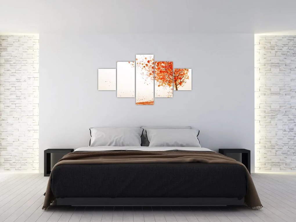 Obraz - Drzewo na wietrze (125x70 cm)