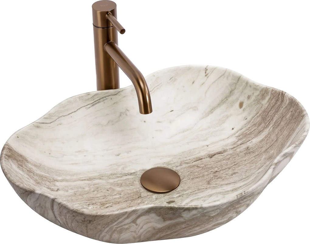 Umywalka nablatowa Rea Pearl Saturn