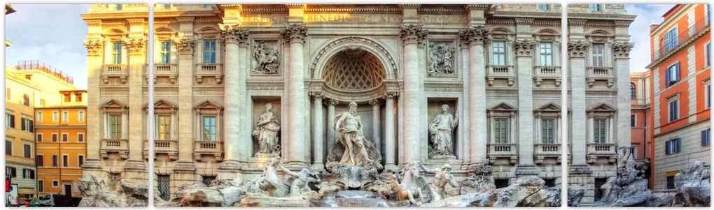 Obraz - Fontanna di Trevi (170x50 cm)