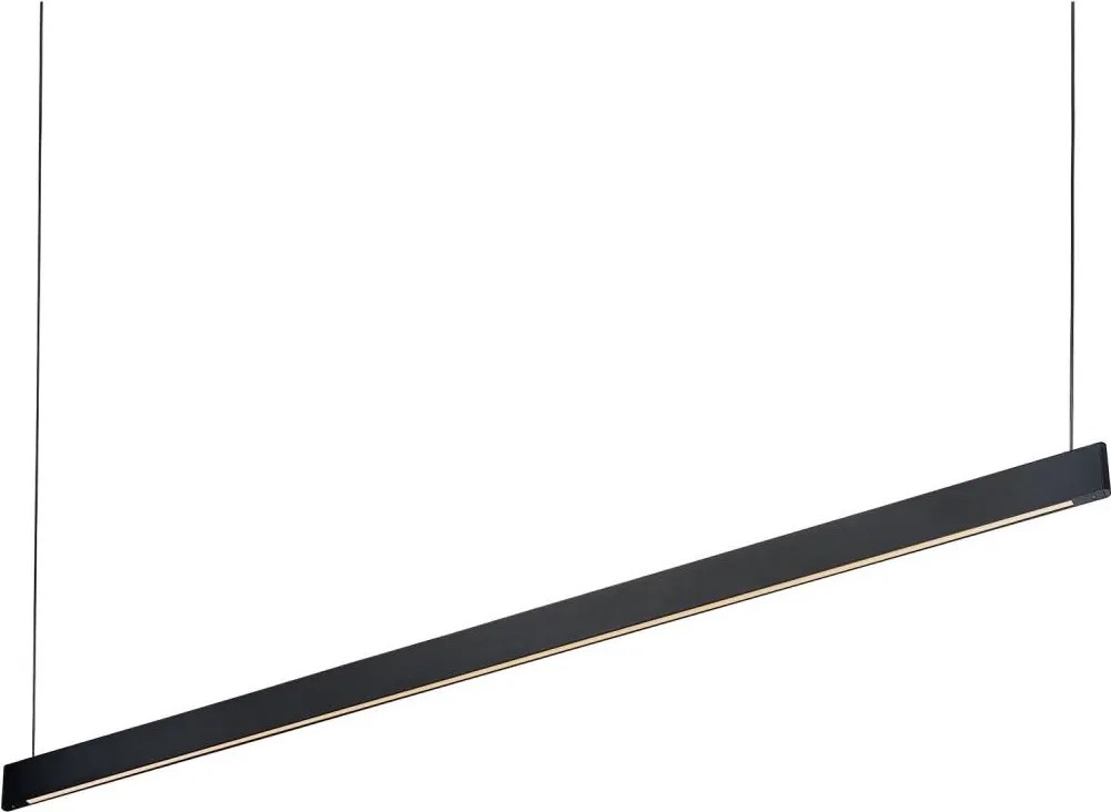 Ideal Lux - Żyrandol LED na linkach DESK WIDE LED/36W/230V CRI 90 120 cm czarny