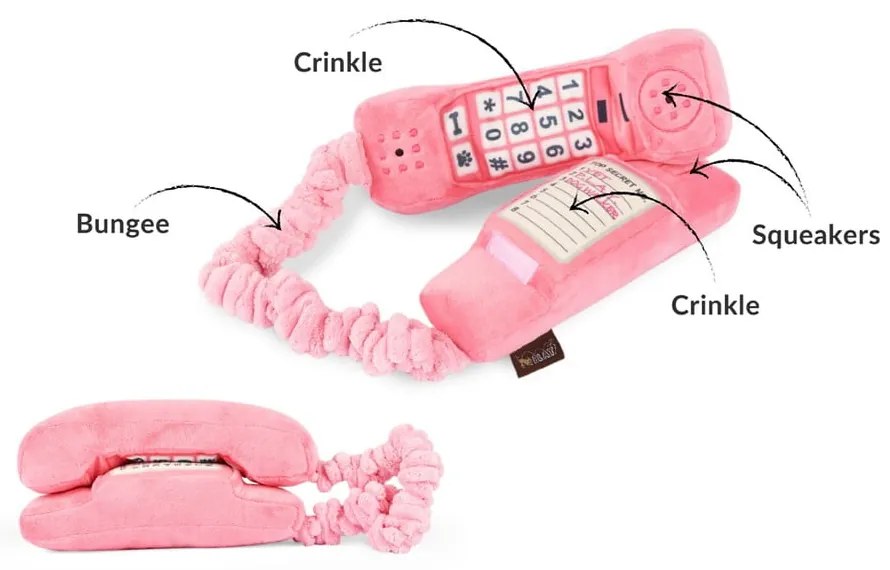 Zabawka dla psa Telefon – P.L.A.Y.