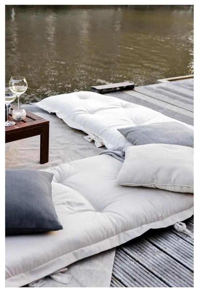 Beżowy wielofunkcyjny futon odpowiedni na zewnątrz Karup Design OUT™ Sit&amp;Sleep Beige