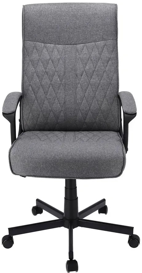 Szary regulowany fotel obrotowy T1-A77