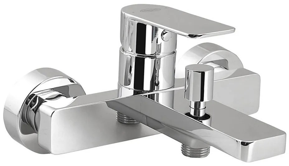 Aqualine - Bateria wannowa DAPHNE, chrom błyszczący