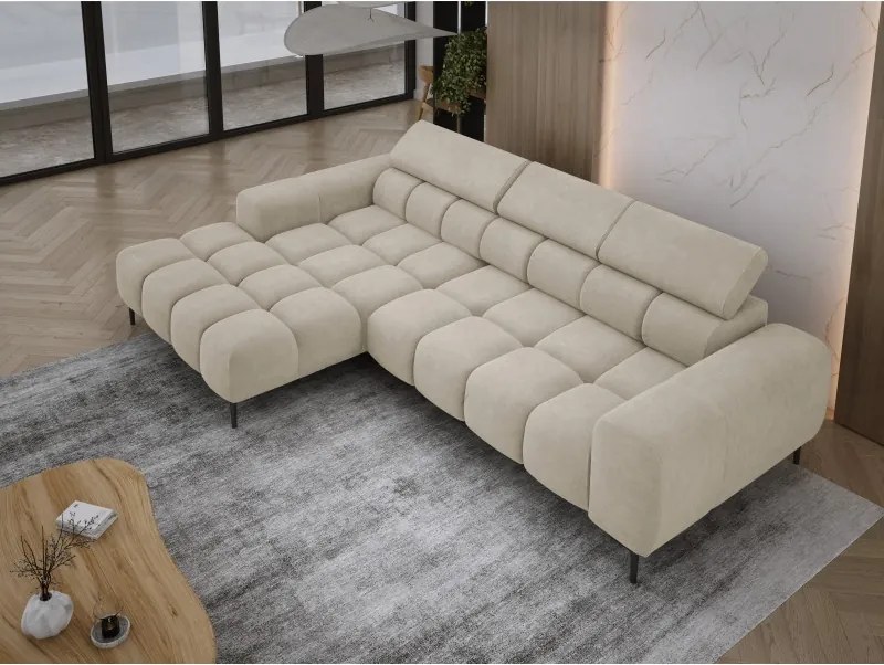 Narożnik PLAZA MINI Lewostronny w tkaninie CLOUD 03 WERSAL