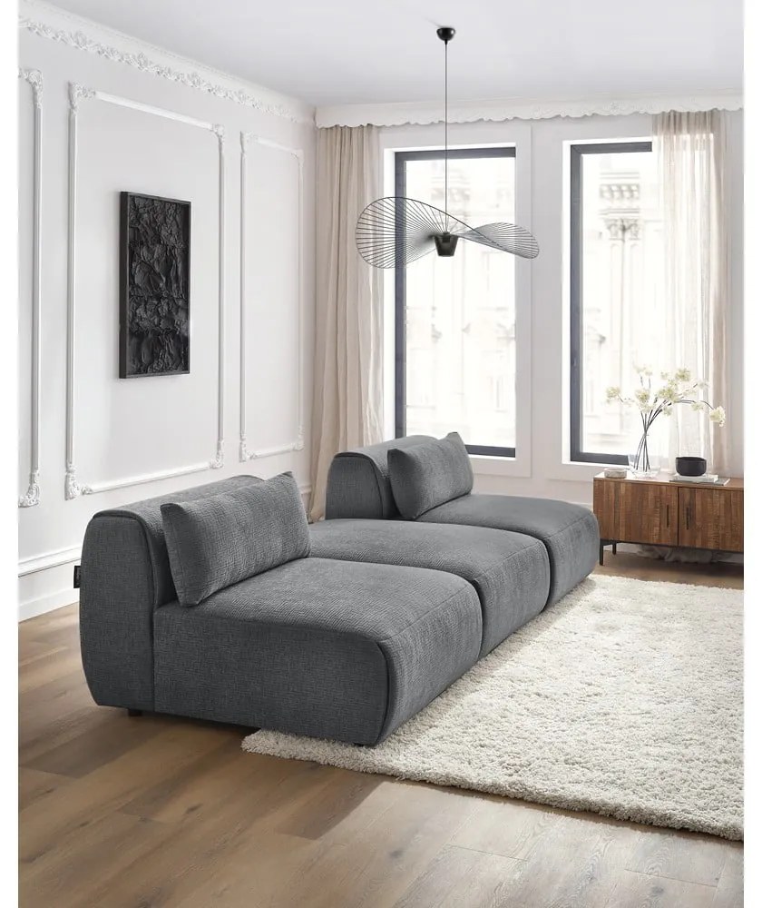 Szara sofa 283 cm Jeanne – Bobochic Paris