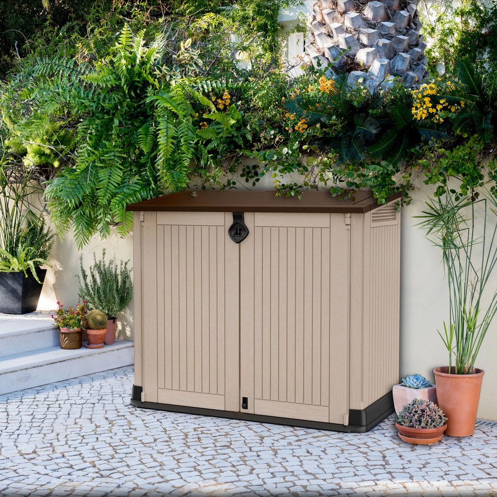 Skrzynia do przechowywania Store It Out 132 x 72 x 113,5 cm brązowa KETER