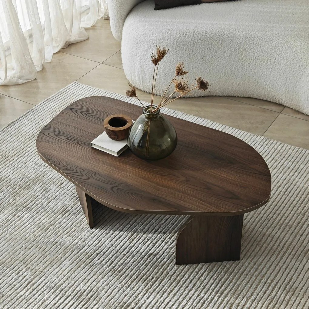 Stolik konferencyjny Rock Walnut
