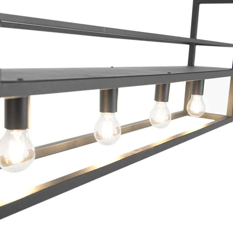 Inteligentny Plafon / Lampy sufitowe czarny z WiFi A60 - Cage Rack Nowoczesny Oswietlenie wewnetrzne