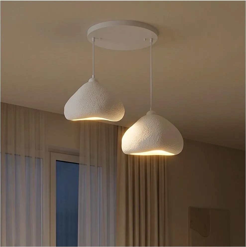Brilagi - Lampa wisząca na przewodzie WABI SABI 2xE27/40W/230V śr. 45 cm biała