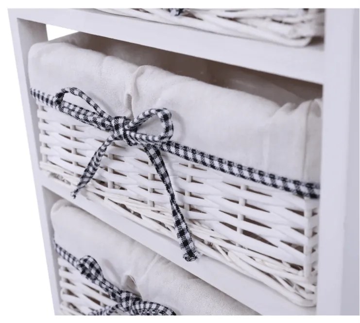 Komoda Ruby biały, 73 cm