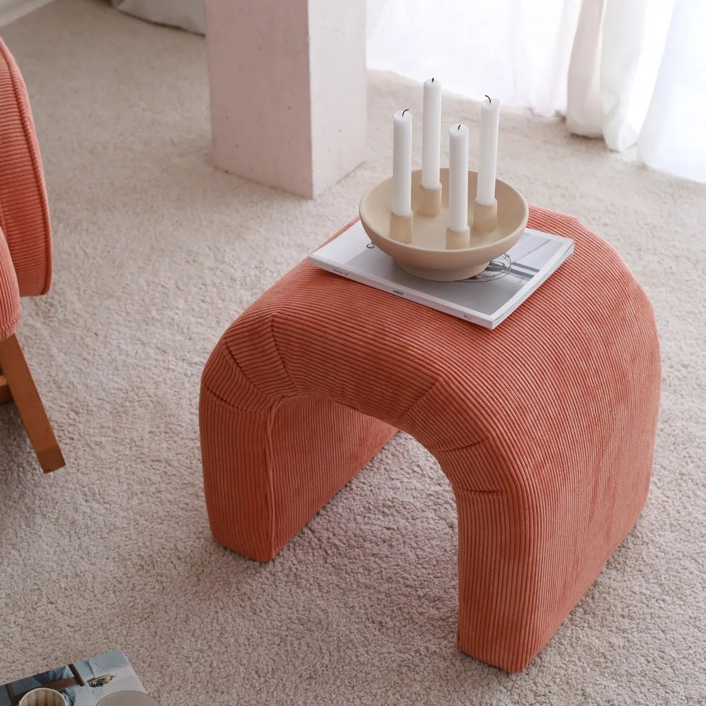 Taboret Nu Coral