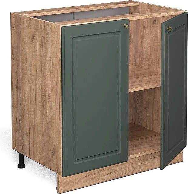 Szafki kuchenne green gold country 80x60x82 fame-line