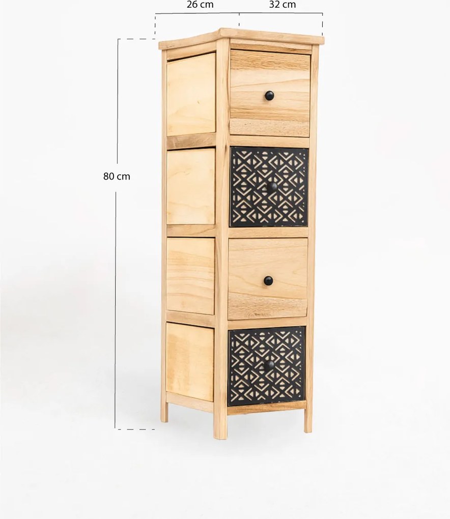 Tiladon wska Kirota 4 szuflady