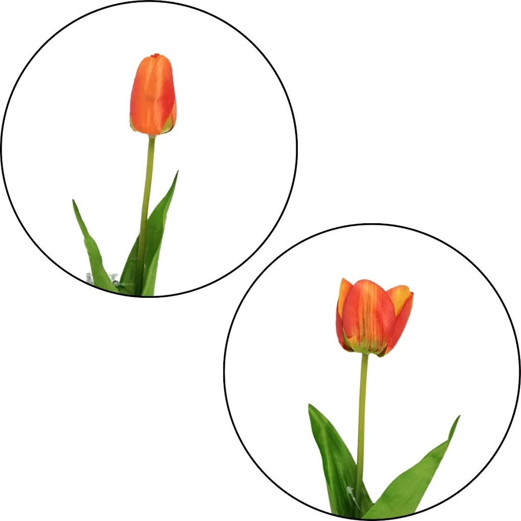 Sztuczny kwiat TULIPAN 54 cm - różne kolory Kolor: Fioletowy