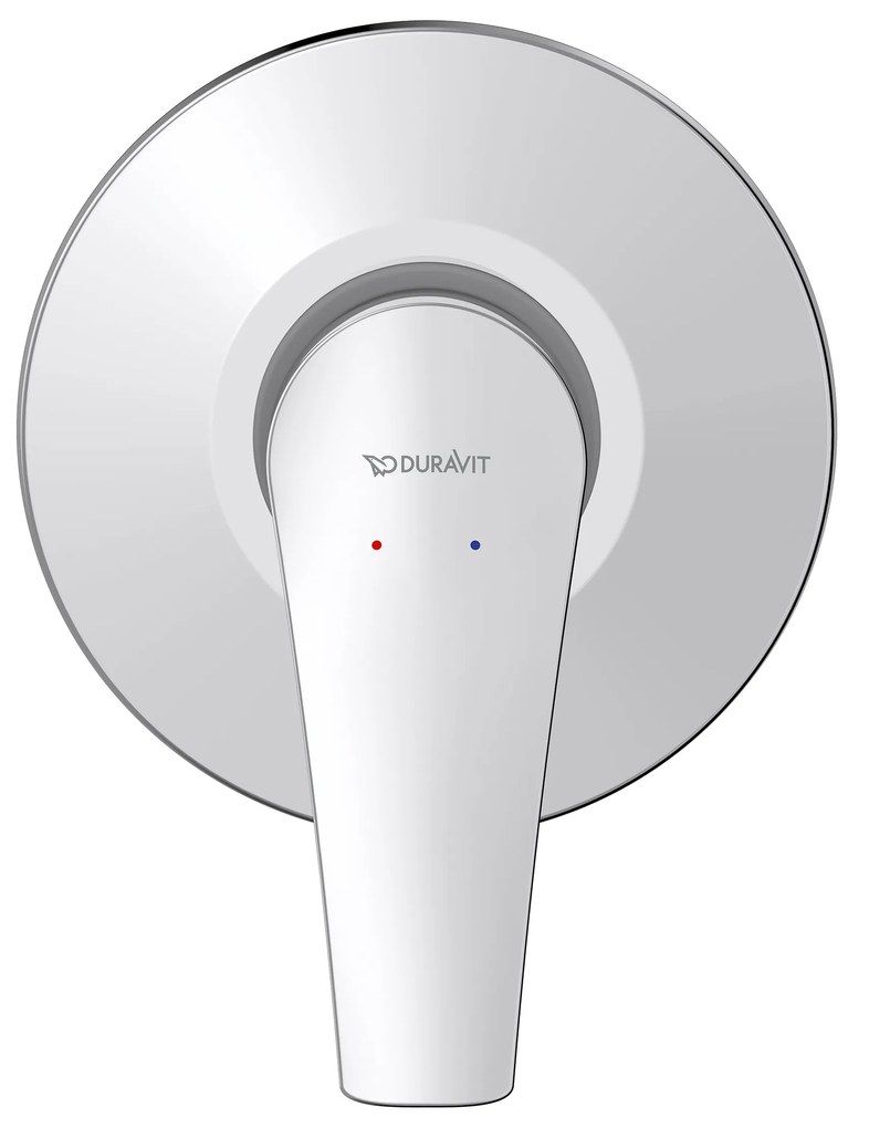 Duravit DuraVelez bateria prysznicowa podtynkowaZ deszczownicą - z ramieniem prysznicowym