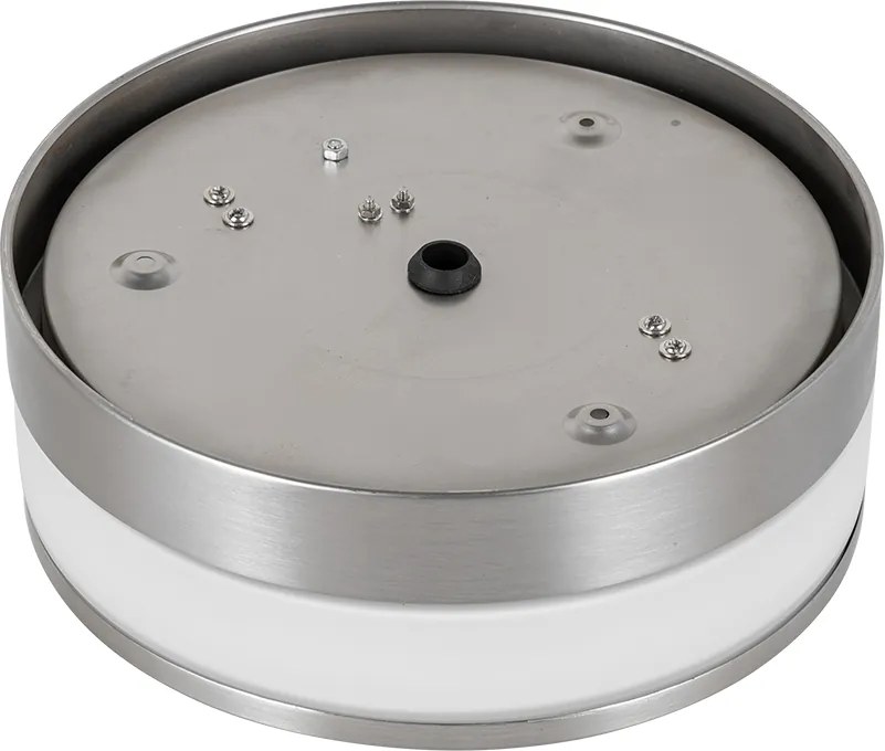 Nowoczesna lampa sufitowa zewnętrzna stalowa 23 cm IP44 - Flavi