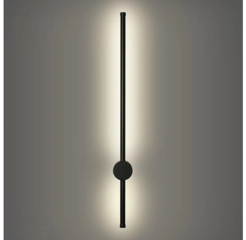 Brilagi - Zewnętrzna lampa ścienna LED AURA LED/12W/230V 4000K IP54 czarna