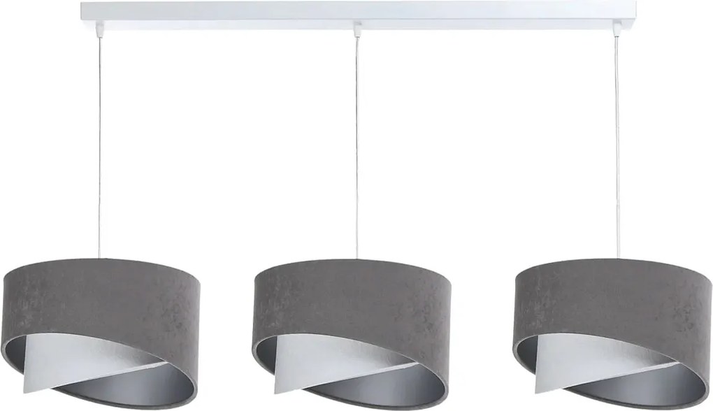 Lampa wisząca nad stół z trzema abażurami - 3X S505 A3-S81