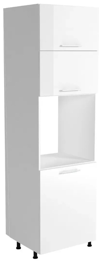 Szafka pod piekarnik 60 VENTO DP-60/214 biały połysk HALMAR
