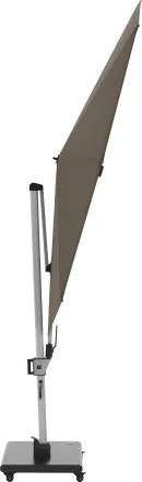 HYPERION 340 PRESTIGE – luksusowy huśtawkowy parasol ogrodowy z bocznym drążkiem : Kolor parasola - Kávová