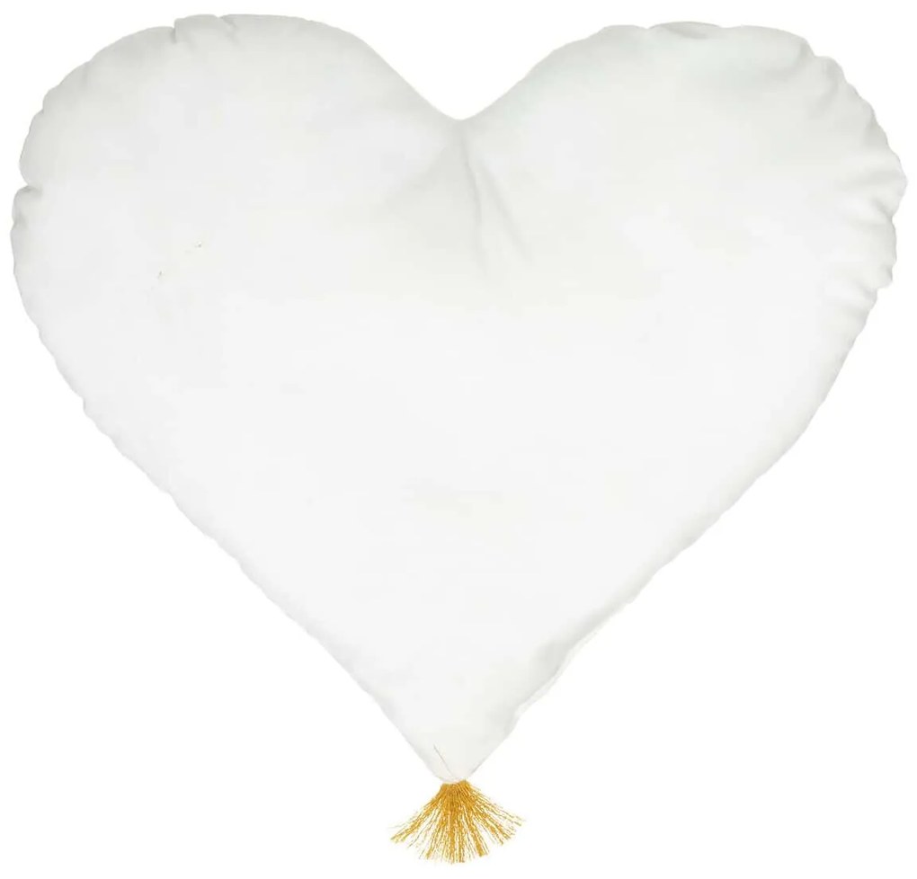 Ozdobna poduszka dziecięca w kształcie serca