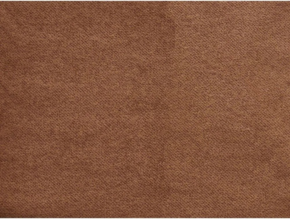 Pomarańczowy aksamitny podnóżek Sierra – Bobochic Paris