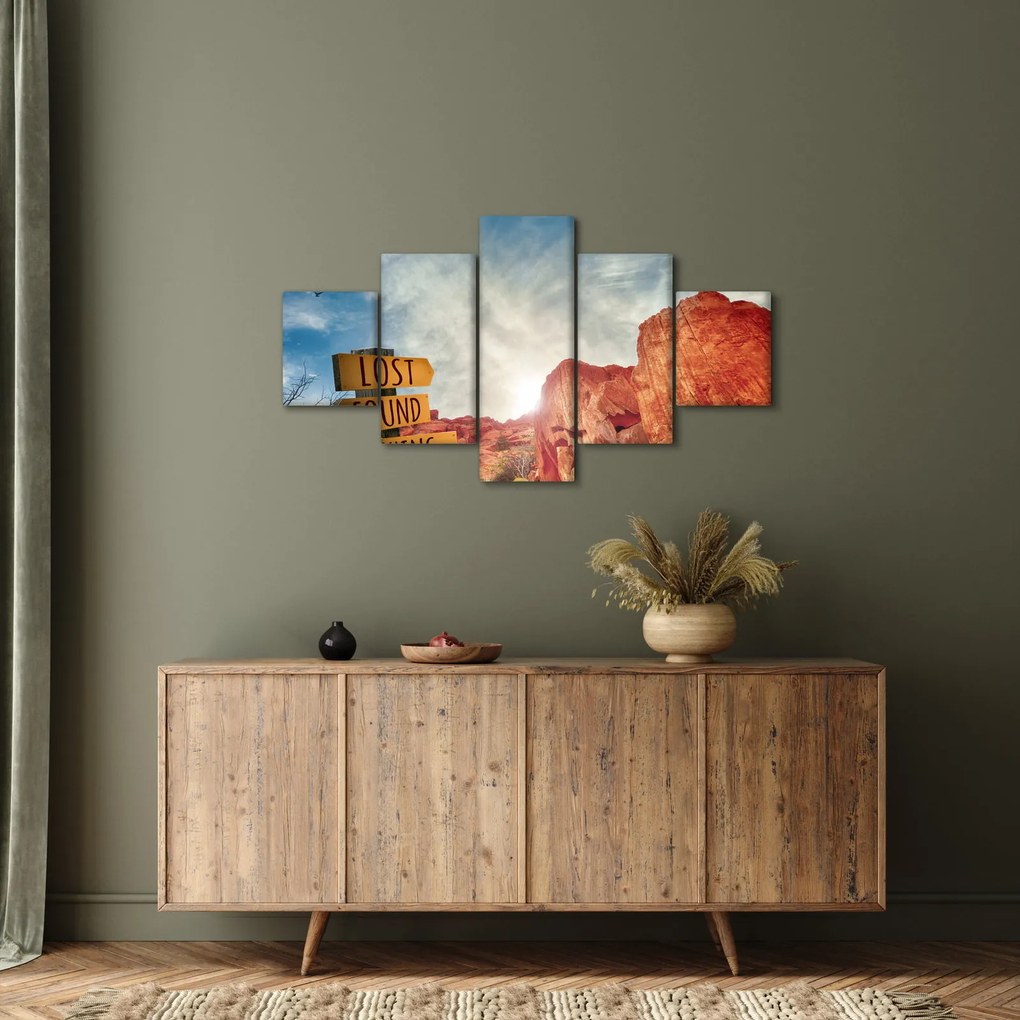 Obraz wskaźnika z napisem (125x70 cm)