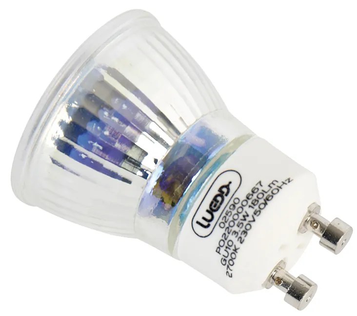 Zestaw 5 żarówek LED GU10 35 mm 3,5 W 180 lm 2700 K