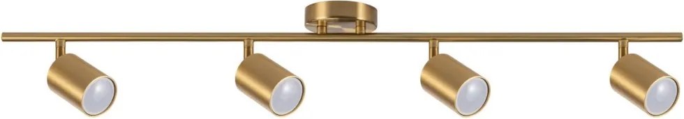 LED RGBW ściemnialna oprawa punktowa GOLDI 4xGU10/6W/230V złota