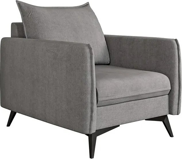 Szary fotel Juli Bis – Ropez