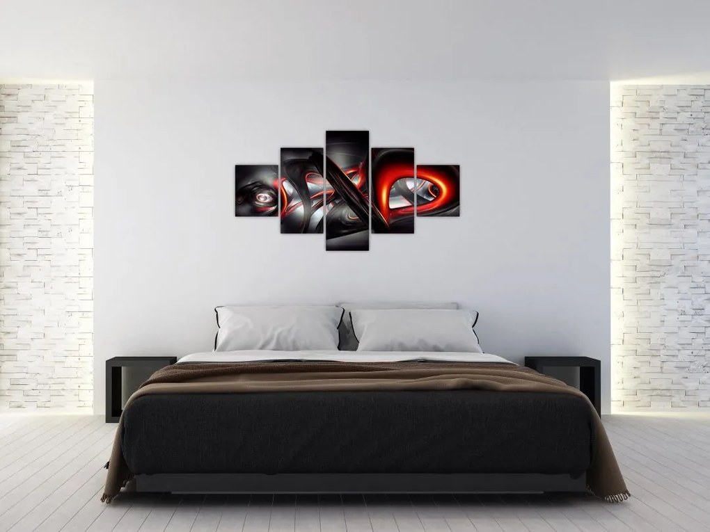 Obraz abstrakcji (125x70 cm)