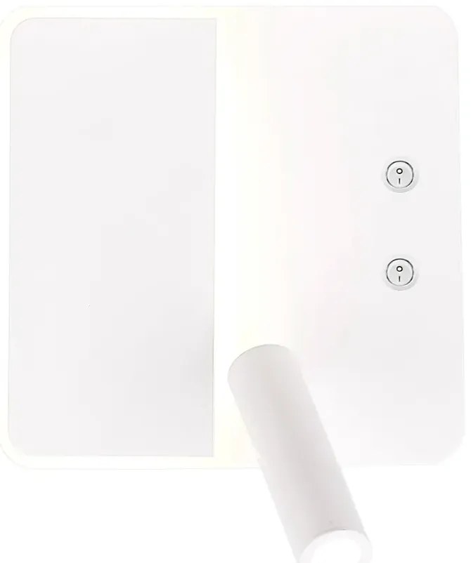 Biały kinkiet do czytania W7-C82