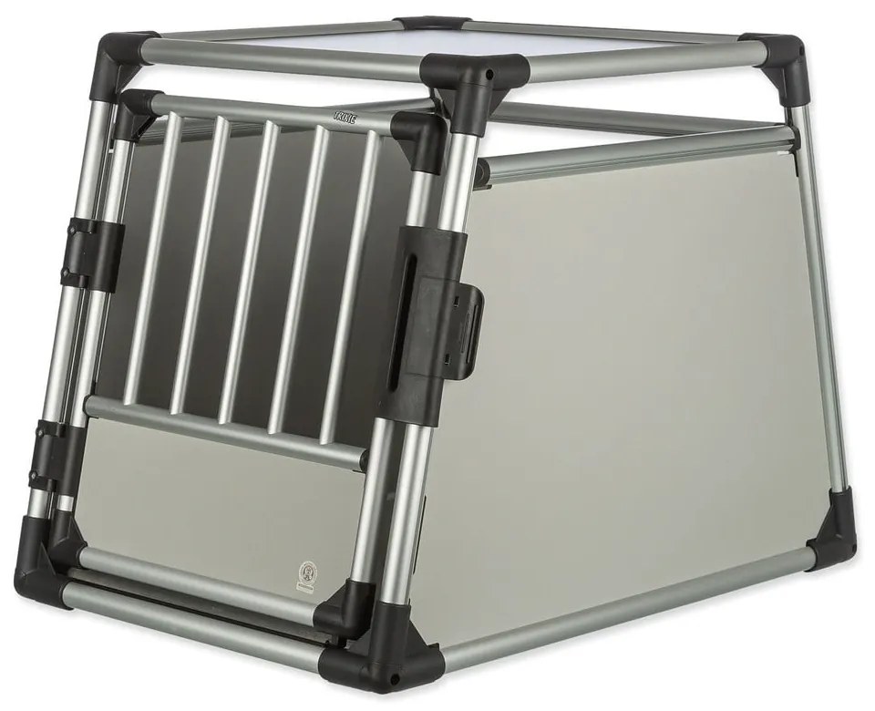 Transporter dla czworonoga w kolorze srebra 62x55 cm Trixie M – Plaček Pet Products