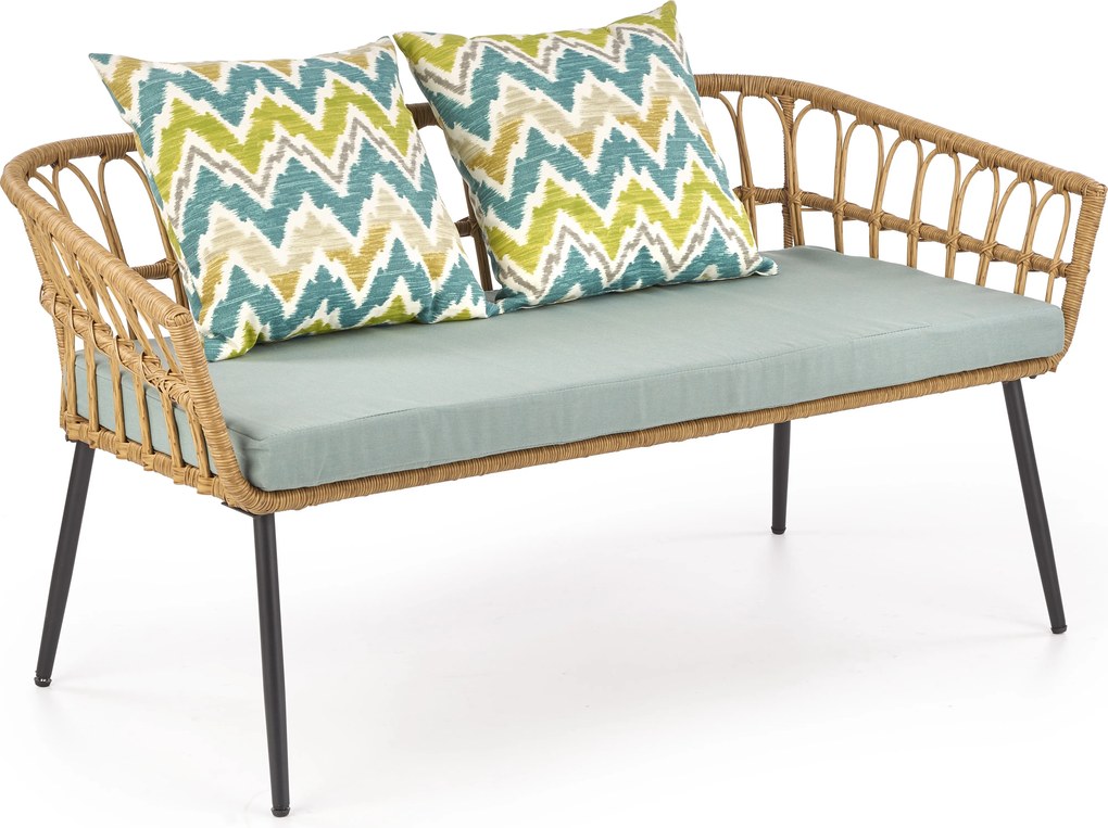 Dwuosobowa sofa ogrodowa z rattanu Gardena 2S