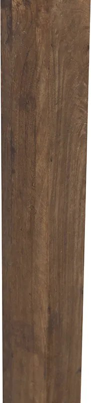 Industrialna lampa podłogowa brązowa z mango - Mangoes