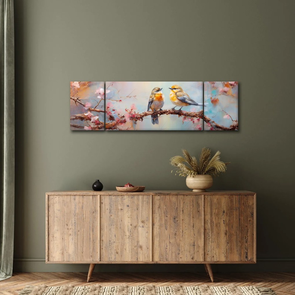 Obraz - Gołąbki (170x50 cm)