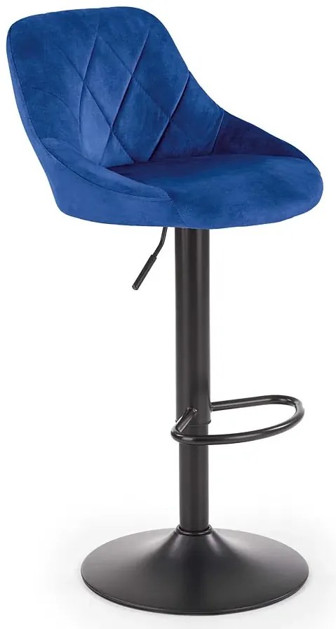 Granatowy welwetowy skandynawski hoker H2-M27